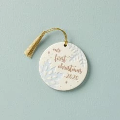 Buy 🌟 Lenox 2020 Our First 🎁 Christmas Ornament ❤️