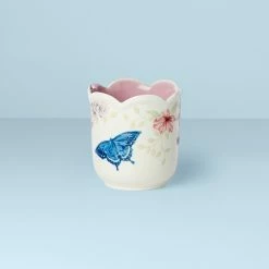 Budget 🔥 Lenox Butterfly Meadow Scalloped Lilac Linen Candle ⌛