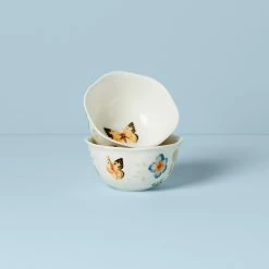 Best deal 🌟 Lenox Butterfly Meadow 2-Piece Dessert Bowl Set 👏