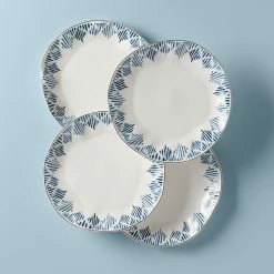Deals 👏 Lenox Blue Bay 4-Piece Dinner Plate Set ⌛ -lenox Sales Store 891019 w10