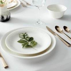 Best Pirce ✔️ Lenox Profile White Porcelain 4-Piece Dinner Plate Set 🥰 -lenox Sales Store 891166 w16