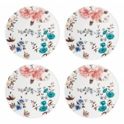 Budget 😉 Lenox Sprig & Vine 4-Piece Dessert Plate Set 🔥 -lenox Sales Store 891299 wHR
