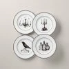 Brand new 🎉 Lenox Vintage 🦇 Halloween 4-Piece Dessert Plate Set 🔔 -lenox Sales Store 891431 w10