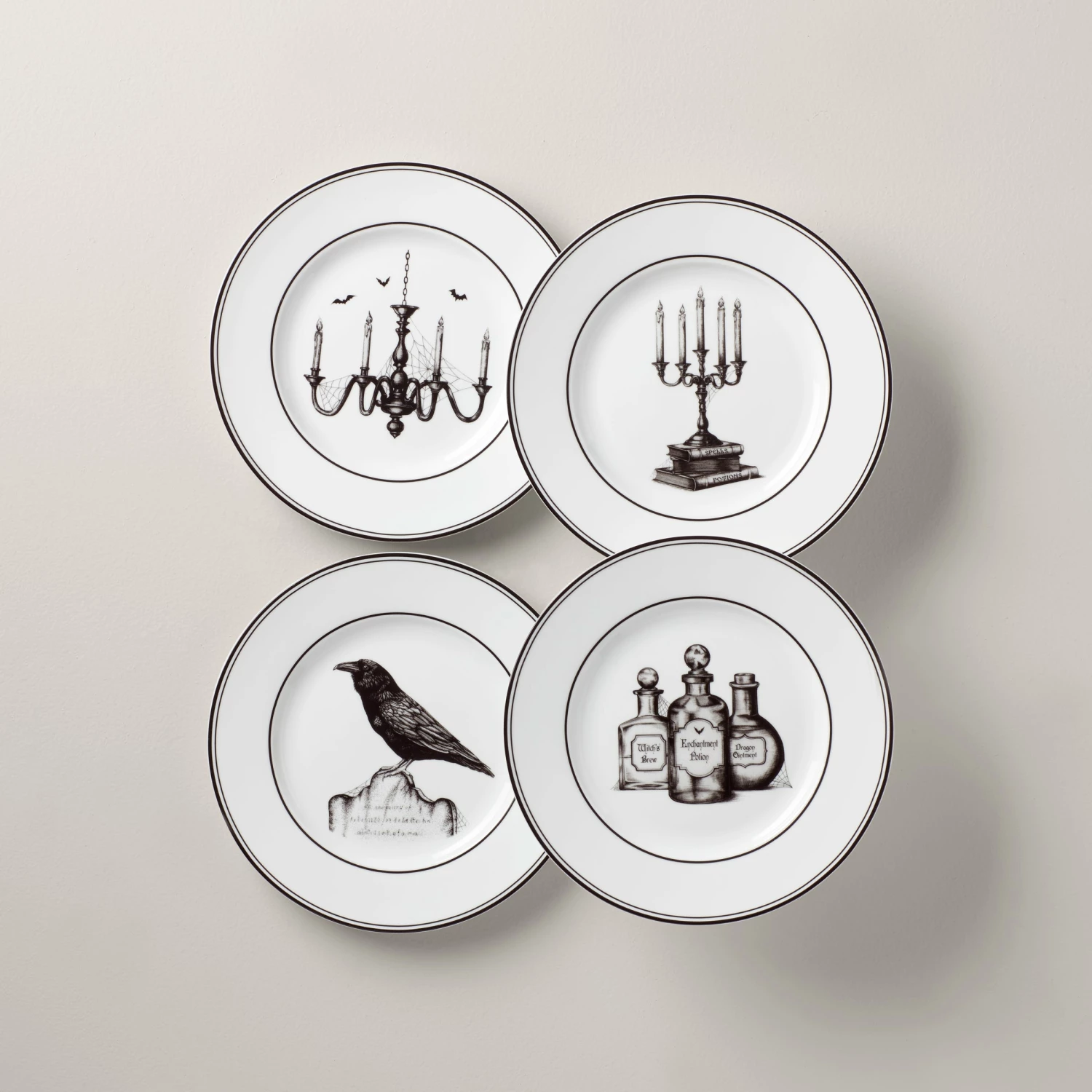 Brand new π Lenox Vintage π¦ Halloween 4-Piece Dessert Plate Set π 3 Brand new π Lenox Vintage π¦ Halloween 4-Piece Dessert Plate Set π