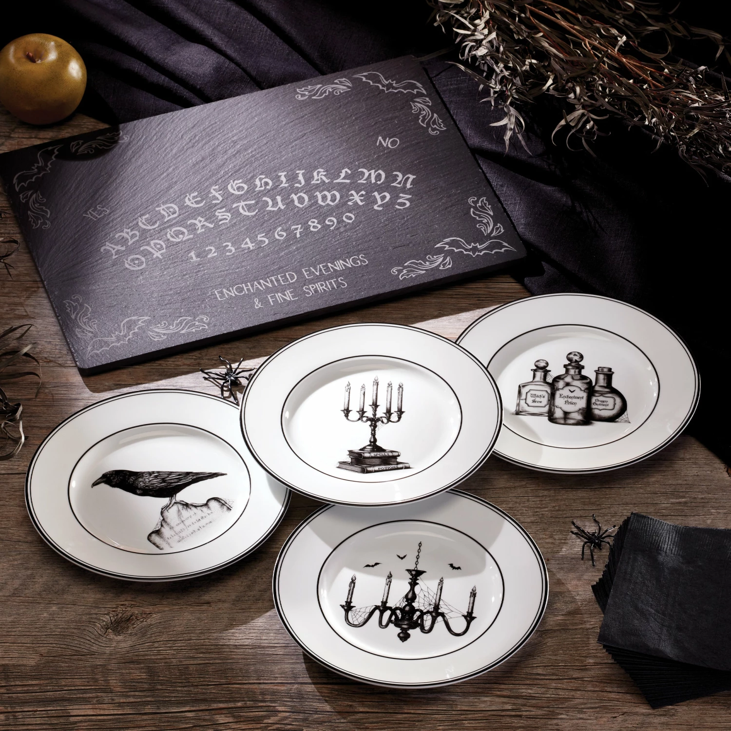 Brand new π Lenox Vintage π¦ Halloween 4-Piece Dessert Plate Set π 12 Brand new π Lenox Vintage π¦ Halloween 4-Piece Dessert Plate Set π - Image 10