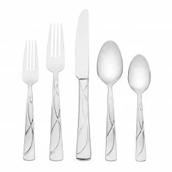 Discount 😀 Lenox Vibe 20 Piece Flatware Set 🥰