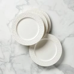 Coupon 💯 Kate Spade Blossom Lane 4-Piece Dinner Plate Set 🤩