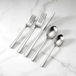 Best Sale ⌛ Kate Spade Malmo Satin 20-Piece Flatware Set ⭐