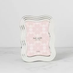 Outlet 🔥 Kate Spade South Street 5" x 7" Silver Wavy Frame 🔔