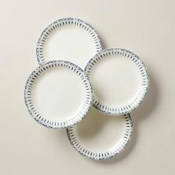 Discount 🔔 Lenox Profile Porcelain 4-Piece Accent Plate Set ✔️