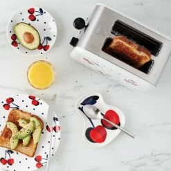 Hot Sale 😉 Kate Spade Vintage Cherry Dot Toaster 🔥 -lenox Sales Store 892464 w12