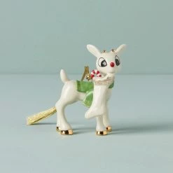 Cheap 🎁 Lenox Rudolph's Surprise Stocking Ornament ⭐ -lenox Sales Store 892576 w10