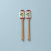 Brand new 👍 Lenox Holiday Handpaint Stripe 2-Piece Spatula Set 🎁 -lenox Sales Store 892727 w10