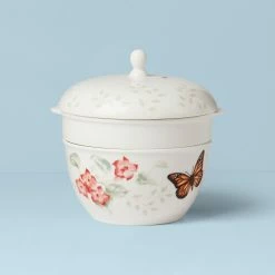 New ✨ Lenox Butterfly Meadow 3-Piece Stackable Bowl Set 👍