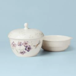 New ✨ Lenox Butterfly Meadow 3-Piece Stackable Bowl Set 👍 -lenox Sales Store 892759 w13