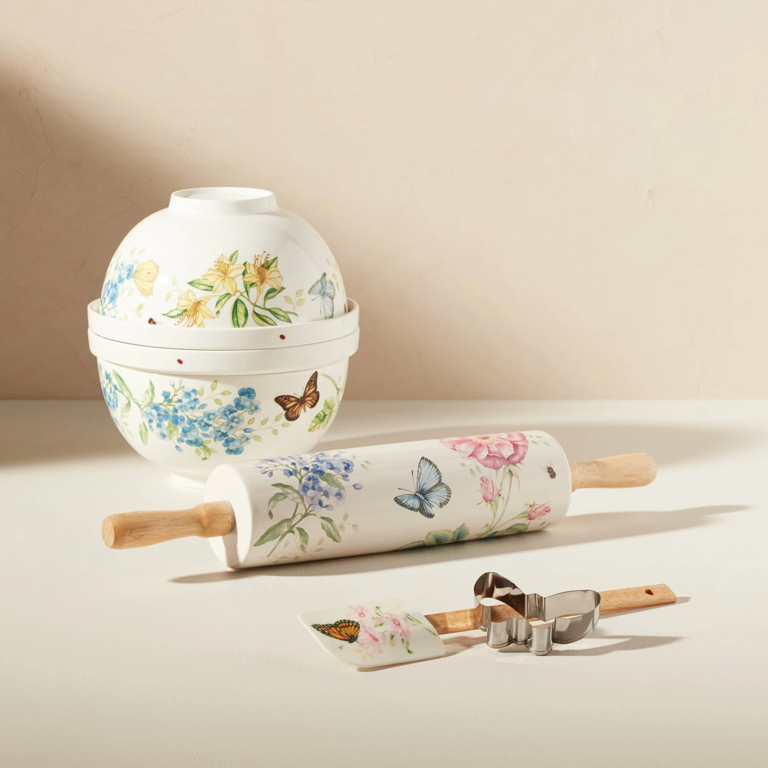 Best deal 𧨠Lenox Butterfly Meadow Spatula & Cookie Cutter Set π 5 Best deal 𧨠Lenox Butterfly Meadow Spatula & Cookie Cutter Set π - Image 3