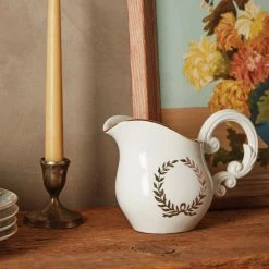 Hot Sale 👍 Lenox Autumn Studio Small Pitcher 🎁 -lenox Sales Store 893265 LNP F22 FEA 3
