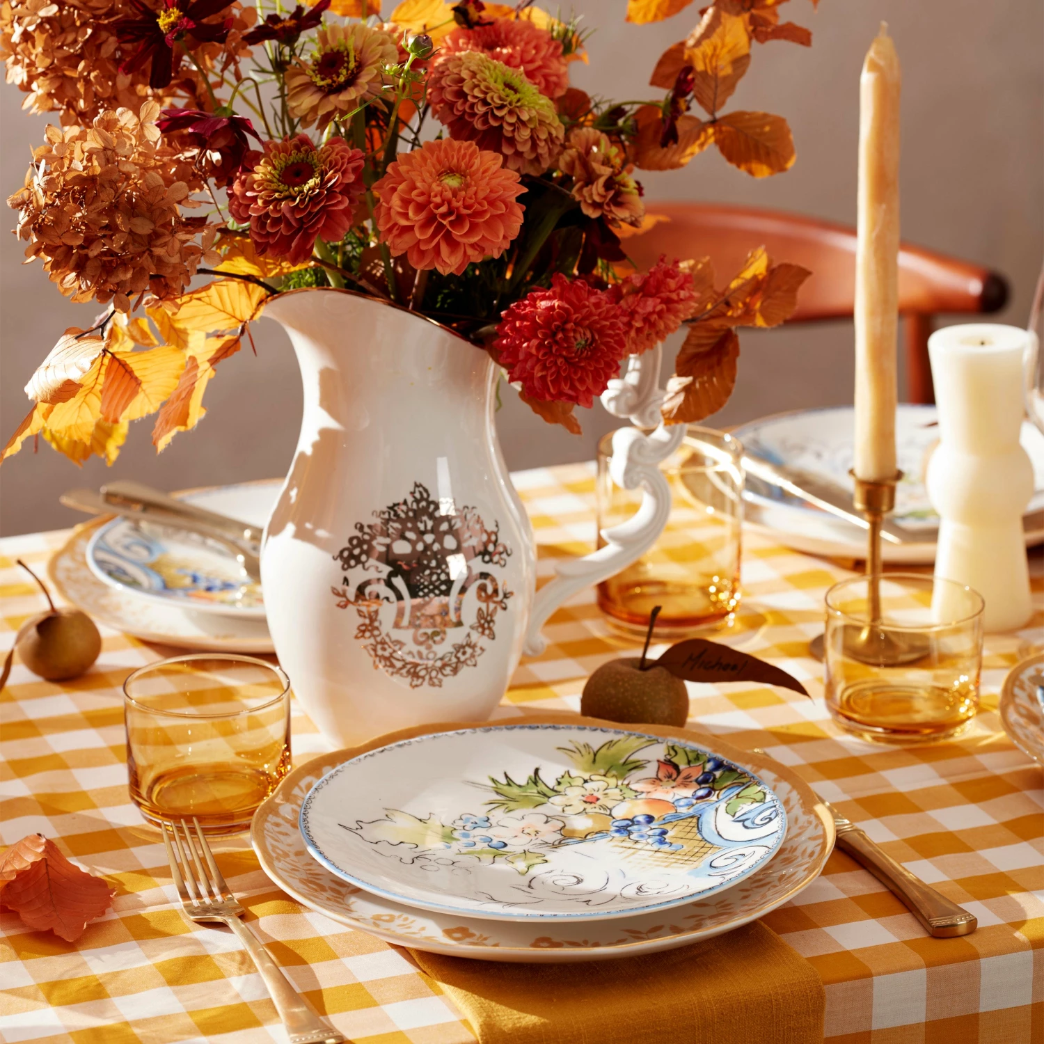 New π₯° Lenox Autumn Studio 4-Piece Accent Plate Set π 6 New π₯° Lenox Autumn Studio 4-Piece Accent Plate Set π - Image 4