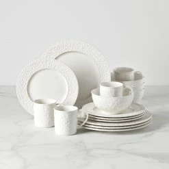 Best deal 👍 Kate Spade Blossom Lane 16-Piece Dinnerware Set 😍