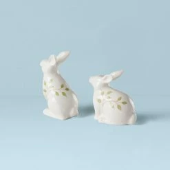 Best Pirce 🤩 Lenox Butterfly Meadow Bunny Salt & Pepper 🥰 -lenox Sales Store 893456 w11
