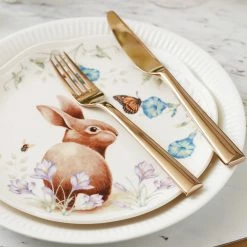 Wholesale 👍 Lenox Butterfly Meadow Bunny 4-Piece Accent Plate Set 🌟 -lenox Sales Store 893465 w14