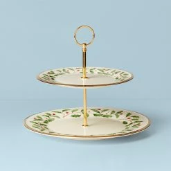 Coupon ✨ Lenox Holiday 2-Tiered Server ⌛