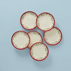 Best reviews of 🥰 Lenox Holiday 6-Piece Accent Plate Set 🎁