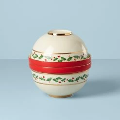 Best deal 😍 Lenox Holiday Luna 8-Piece Nesting Dinnerware Set 🎉