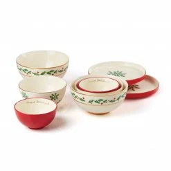 Best deal 😍 Lenox Holiday Luna 8-Piece Nesting Dinnerware Set 🎉 -lenox Sales Store 893494 w13