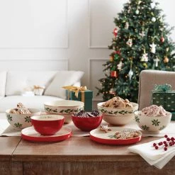 Best deal 😍 Lenox Holiday Luna 8-Piece Nesting Dinnerware Set 🎉 -lenox Sales Store 893494 w15