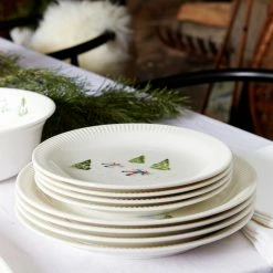 Brand new 🥰 Lenox Profile Snow Day 4-Piece Dinner Plate Set 👍 -lenox Sales Store 893508 w13