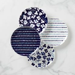 Buy 🌟 Kate Spade Floral Way 4-Piece Accent Plate Set 🌟