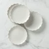 Cheapest 💯 Lenox French Perle Scallop 4-Piece Accent Plate Set ✨ -lenox Sales Store 893544 w10