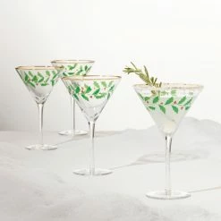 Promo ⭐ Lenox Holiday 4-Piece Martini Glass Set ✨ 7 Promo ⭐ Lenox Holiday 4-Piece Martini Glass Set ✨ -lenox Sales Store 893570 LHOL 22 FEA 1