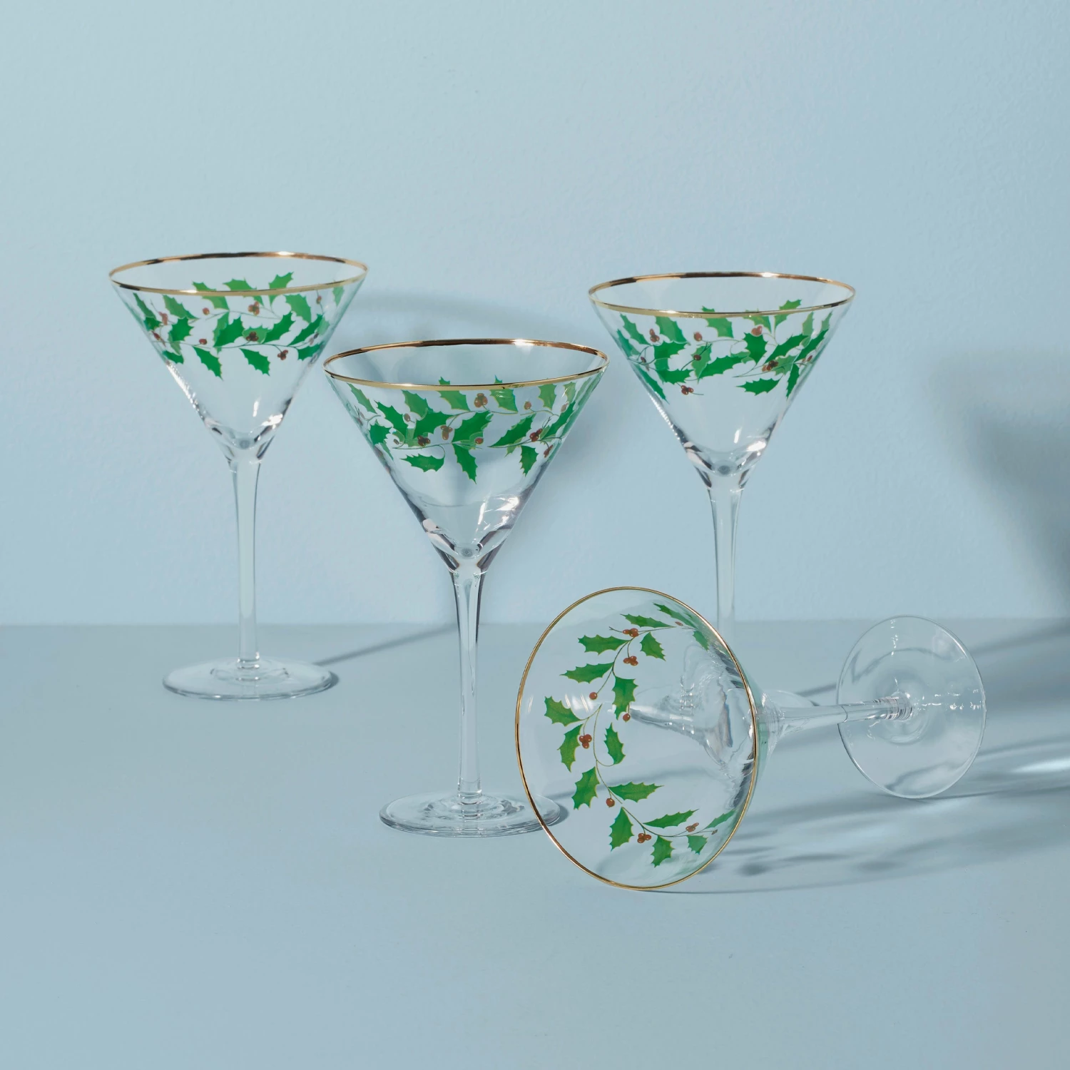 Promo ⭐ Lenox Holiday 4-Piece Martini Glass Set ✨ 3 Promo ⭐ Lenox Holiday 4-Piece Martini Glass Set ✨