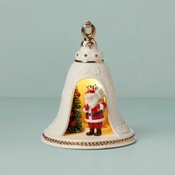 Promo 🛒 Lenox Nostalgic Santa Lit Scene 🎁