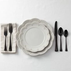 Wholesale 👍 Lenox Portola Black 20-Piece Flatware Set 😉 -lenox Sales Store 893677 w13