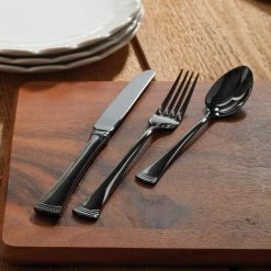 Wholesale 👍 Lenox Portola Black 20-Piece Flatware Set 😉 -lenox Sales Store 893677 w15