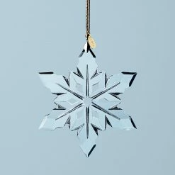 Budget ⌛ Lenox 2022 Optic Snowflake Ornament 🔔