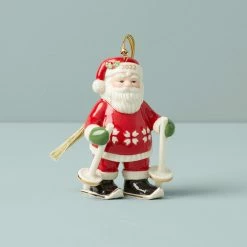 Best Sale 🎁 Lenox 2022 Santa On Skis Ornament 🎉