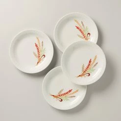 Cheap 🎉 Lenox Profile Harvest 4-Piece Accent Plate Set 🤩