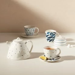 Best reviews of 😉 Lenox Blue Bay 9-Piece Tea Set 🤩 -lenox Sales Store 893764 LNP F22 FEA 1