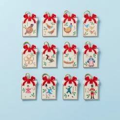 Best Pirce 🛒 Lenox Twelve Days Of 🎄 Christmas 12-Piece Ornament Set 🎁