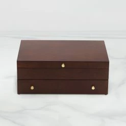 Cheapest 👍 Lenox Mahogany Flatware Chest 🔥