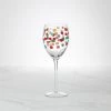 Hot Sale ⭐ Kate Spade It's Raining Confetti Wine Glass ✔️ -lenox Sales Store 893843 w10