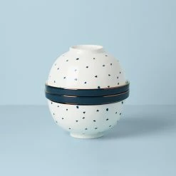 Best reviews of ⌛ Lenox Blue Bay Luna 8-Piece Nesting Dinnerware Set 🥰