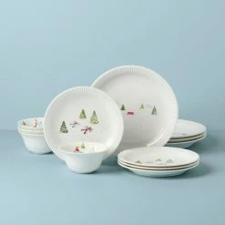 Best reviews of ⌛ Lenox Profile Snow Day 12-Piece Dinnerware Set ⌛