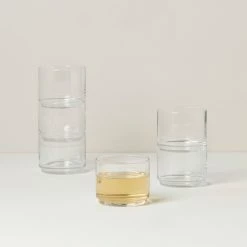 Deals 💯 Lenox Tuscany Classics Stackable 6pc Short Glasses 😍 -lenox Sales Store 893861 w11