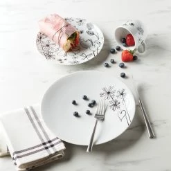 Best Sale ✨ Kate Spade Garden Doodle Dinner Plate, S/4 🎉 -lenox Sales Store 893954 w11