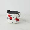 Brand new 🔥 Kate Spade Vintage Cherry Dot Travel Mug 💯 -lenox Sales Store 893976 w10